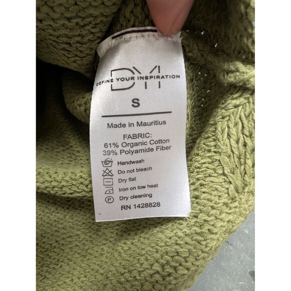 DYI Women's Sweater Tank Top Lichen Green Size Small - Picture 6 of 6